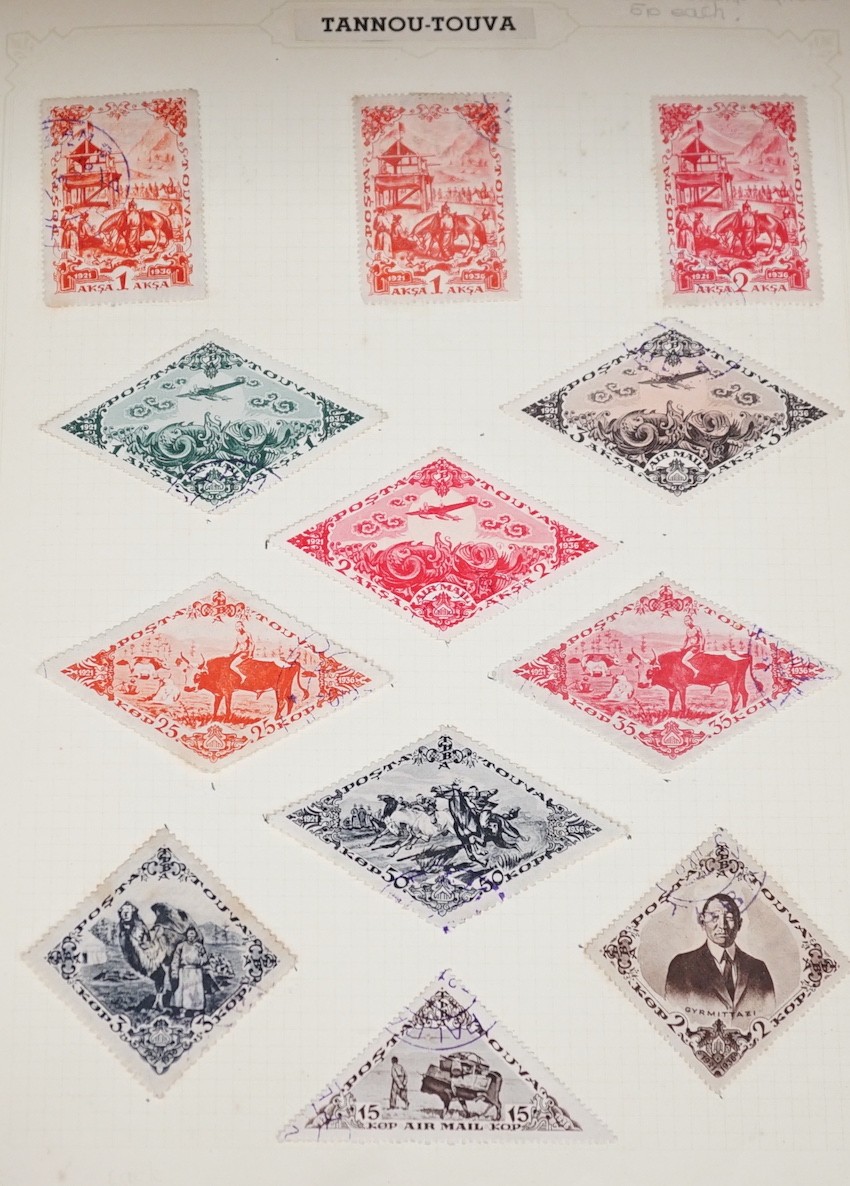 A quantity of various 20th century European stamps to include WWI and the olympics
